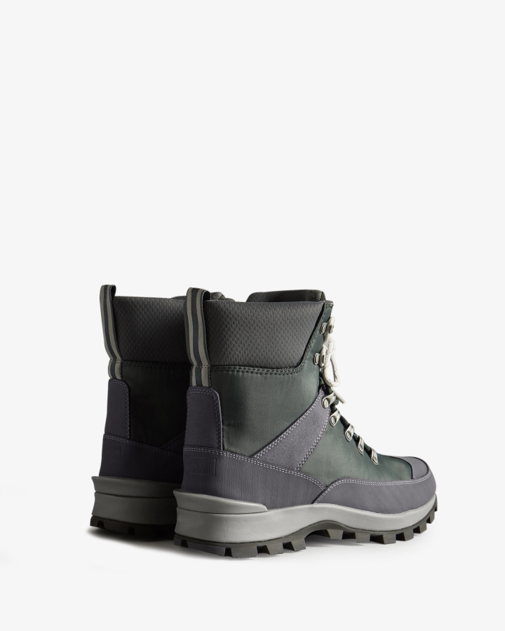 Hunter Men's Insulated Recycled Polyester Commando Boots Arctic Moss Green-Henson Navy - Image 4