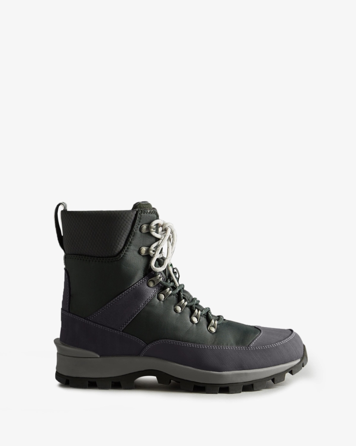 Hunter Men's Insulated Recycled Polyester Commando Boots Arctic Moss Green-Henson Navy - Image 1