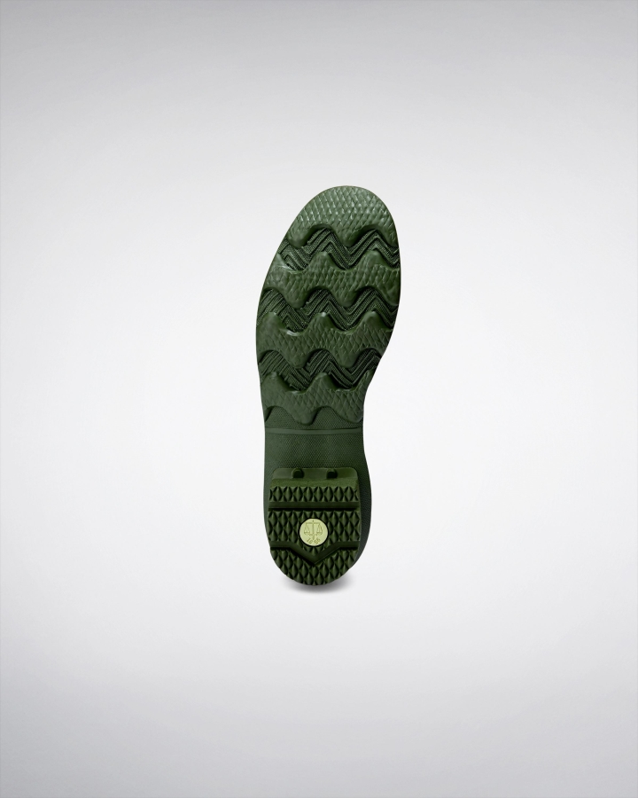 Hunter Norris Field Wide Fit Rain Boots Vintage Green - Image 5