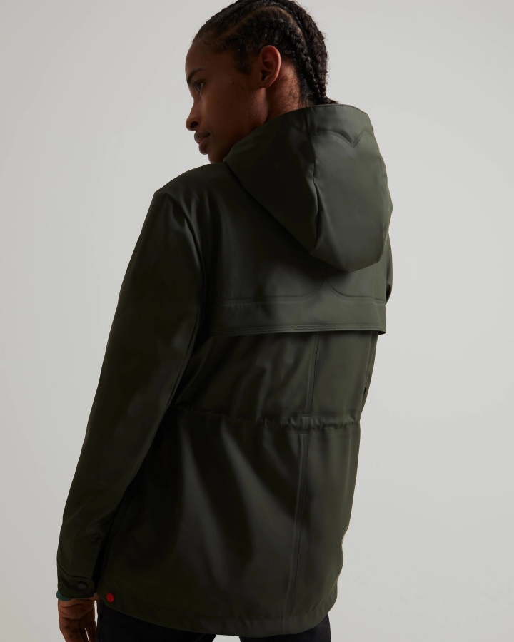 Hunter Women's Lightweight Waterproof Jacket Dark Olive [HUNTERNZSKU325