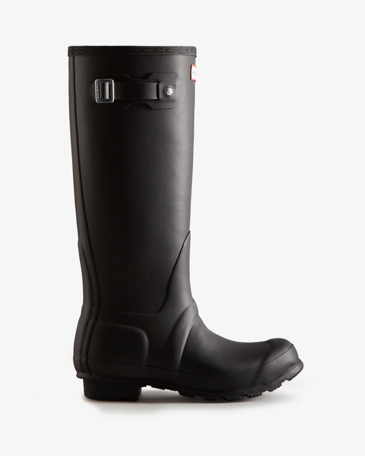 Hunter Women's Tall Insulated Rain Boots Black