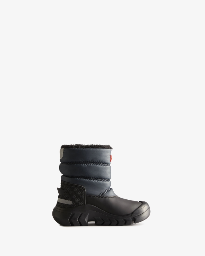 Hunter Little Kids (18 Months-6 Years) Insulated Snow Boots Navy-Black