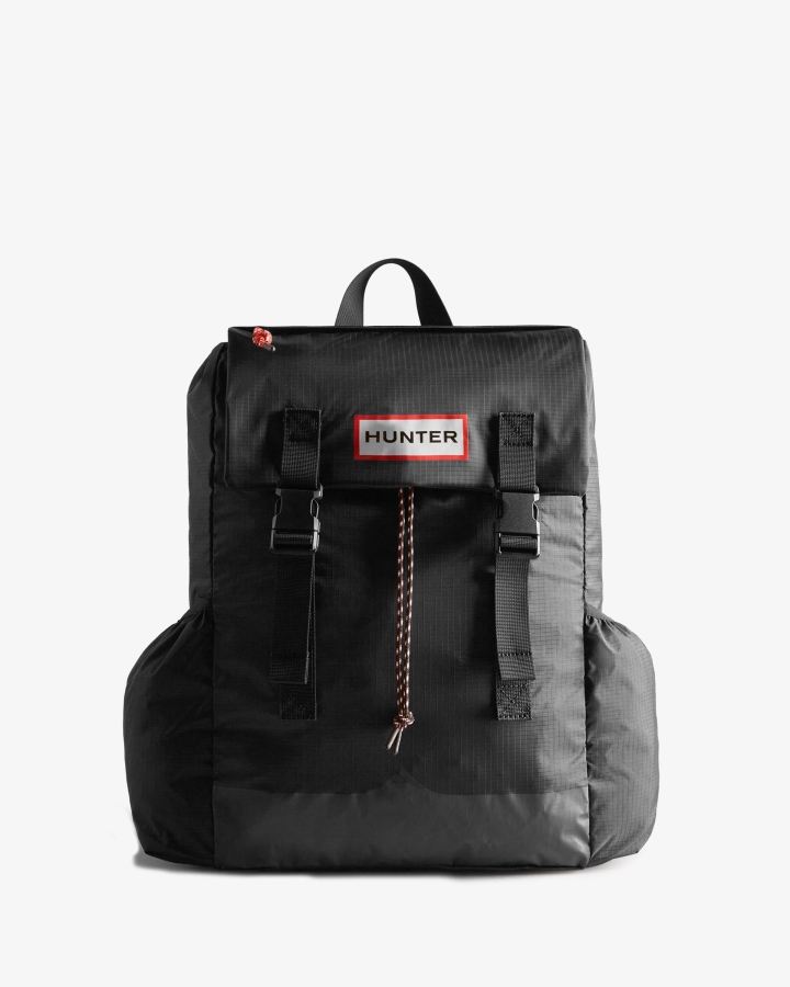Hunter Ripstop Packable Backpack Black