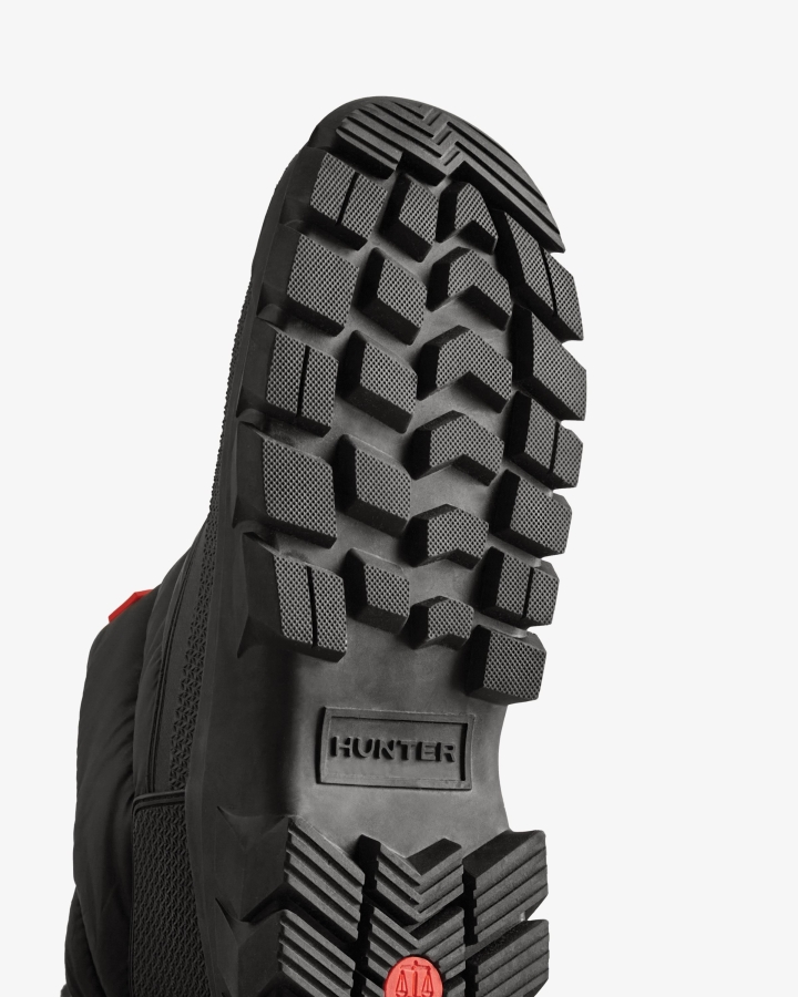 Hunter Men's Intrepid Insulated Ankle Snow Boots Black