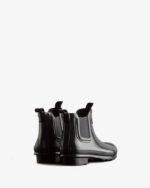 Hunter Big Kids (5-11 Years) Gloss Chelsea Boots Black - Image 4