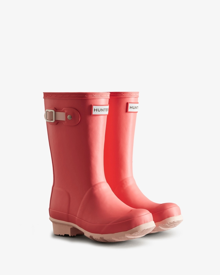 Hunter Big Kids (5-11 Years) Insulated Rain Boots Polaris Pink-Salt Pink - Image 3