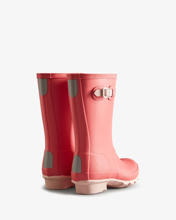 Hunter Big Kids (5-11 Years) Insulated Rain Boots Polaris Pink-Salt Pink - Image 4
