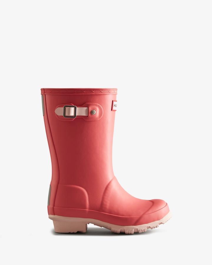 Hunter Big Kids (5-11 Years) Insulated Rain Boots Polaris Pink-Salt Pink - Image 1