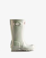 Hunter Big Kids (5-11 Years) Nebula Rain Boots Silver - Image 2