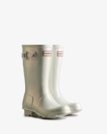 Hunter Big Kids (5-11 Years) Nebula Rain Boots Silver - Image 3