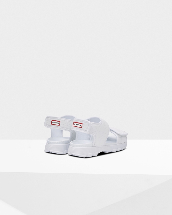Hunter Big Kids (5-9 Years) Outdoor Walking Sandal White - Image 4