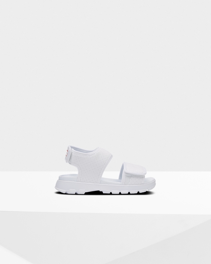 Hunter Big Kids (5-9 Years) Outdoor Walking Sandal White - Image 1