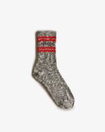 Hunter Branded College Mouline Chelsea Boot Socks Black - Image 3