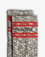 Hunter Branded College Mouline Tall Socks Black