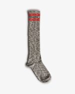 Hunter Branded College Mouline Tall Socks Black - Image 3