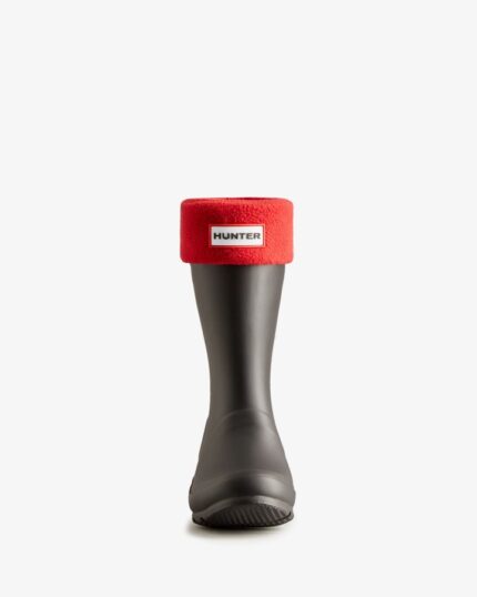 Hunter Kids Boot Socks Military Red