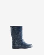 Hunter Kids First (18 Months-8 Years) Giant Glitter Rain Boots Valtameri Blue - Image 2