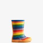 Hunter Kids First (18 Months-8 Years) Rainbow Rain Boots Multicoloured