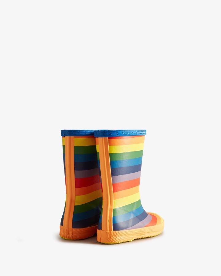 Hunter Kids First (18 Months-8 Years) Rainbow Rain Boots Multicoloured - Image 4