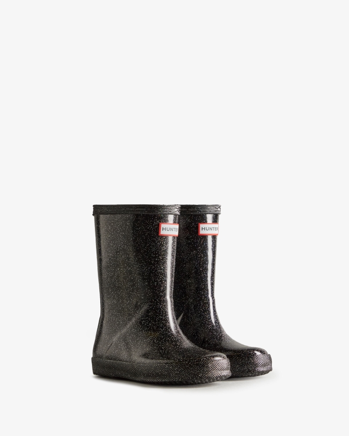 Hunter Kids First (18 Months-8 Years) Starcloud Rain Boots Black Multi - Image 3