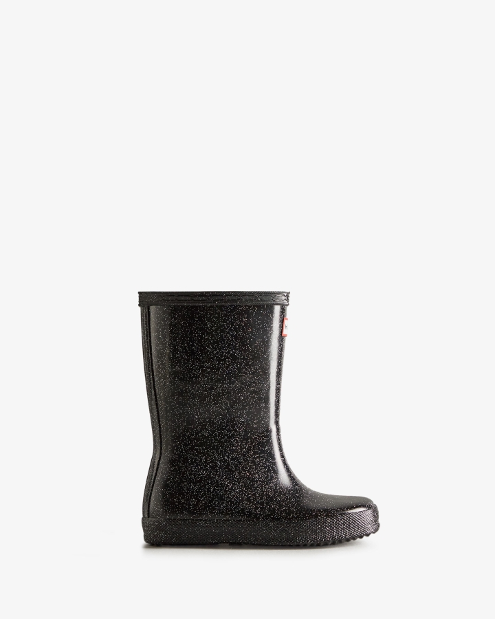 Hunter Kids First (18 Months-8 Years) Starcloud Rain Boots Black Multi - Image 1