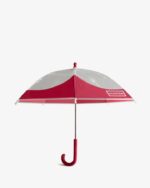Hunter Kids Moustache Bubble Umbrella Bright Pink - Image 2