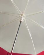 Hunter Kids Moustache Bubble Umbrella Bright Pink - Image 4