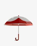 Hunter Kids Moustache Bubble Umbrella Military Red - Image 2