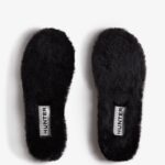 Hunter Kids Shearling Insoles Black