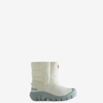Hunter Little Kids (18 Months-6 Years) Insulated Intrepid Snow Boots White Willow-Ice Grey