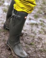 Hunter Men's Balmoral Adjustable 3mm Neoprene Rain Boots Dark Olive - Image 3