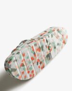 Hunter Men's BLOOM Marble Slides White - Image 5