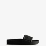 Hunter Men's BLOOM Slides Black