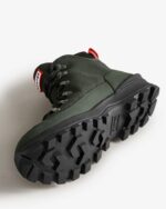 Hunter Men's Canvas Desert Commando Boots Arctic Moss Green - Image 5