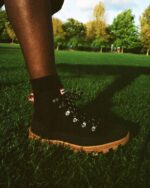 Hunter Men's Canvas Desert Commando Boots Black - Image 3