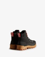 Hunter Men's Canvas Desert Commando Boots Black - Image 5