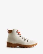 Hunter Men's Canvas Desert Commando Boots Natural - Image 2