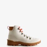 Hunter Men's Canvas Desert Commando Boots Natural