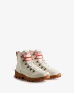 Hunter Men's Canvas Desert Commando Boots Natural - Image 3