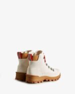 Hunter Men's Canvas Desert Commando Boots Natural - Image 4