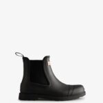 Hunter Men's Commando Chelsea Boots Black