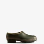 Hunter Men's Gardener Clogs Dark Olive-Clay