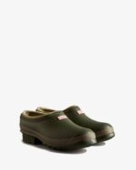 Hunter Men's Gardener Clogs Dark Olive-Clay - Image 3