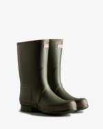 Hunter Men's Gardener Rain Boots Dark Olive-Clay - Image 3