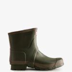 Hunter Men's Gardener Short Rain Boots Dark Olive-Clay