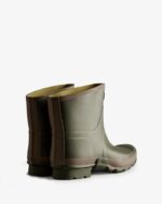 Hunter Men's Gardener Short Rain Boots Dark Olive-Clay - Image 4
