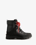 Hunter Men's Insulated Leather Commando Boots Black - Image 2