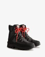 Hunter Men's Insulated Leather Commando Boots Black - Image 4