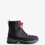 Hunter Men's Insulated Recycled Polyester Commando Boots Navy-Blue Mineral