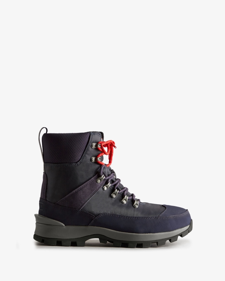 hunter_mens_insulated_recycled_polyester_commando_boots_navy_blue_mineral.jpg Hunter Men's Insulated Recycled Polyester Commando Boots Navy-Blue Mineral - Image 1